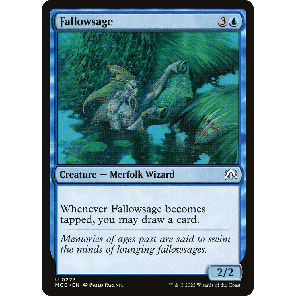 Fallowsage (MOC-223) - March of the Machine Commander