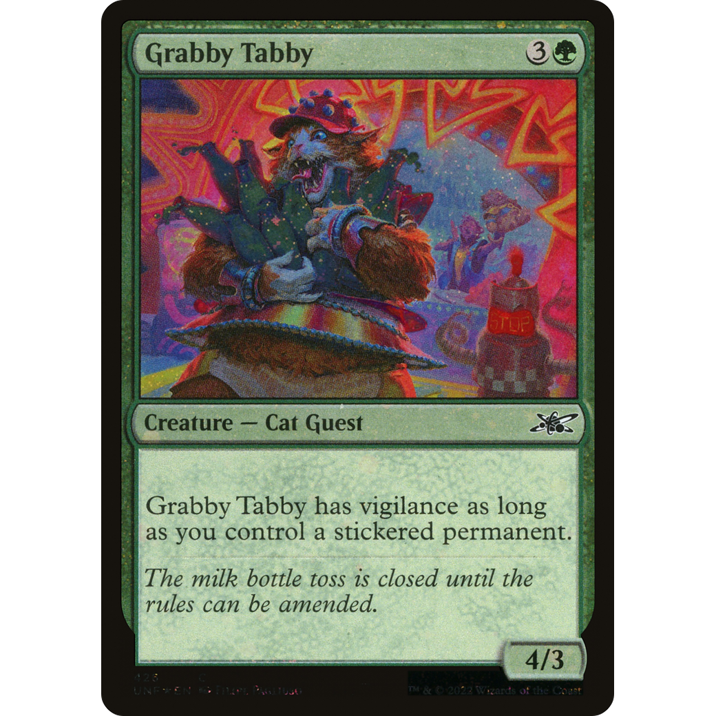 Grabby Tabby (Galaxy Foil) (UNF-426) - Unfinity Foil