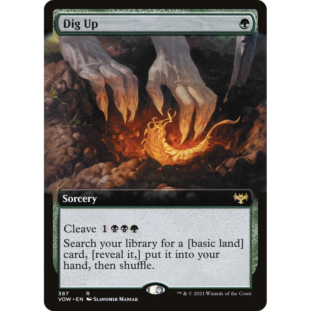 Dig Up (Extended Art) (VOW-387) - Innistrad: Crimson Vow: (Extended Art) Foil