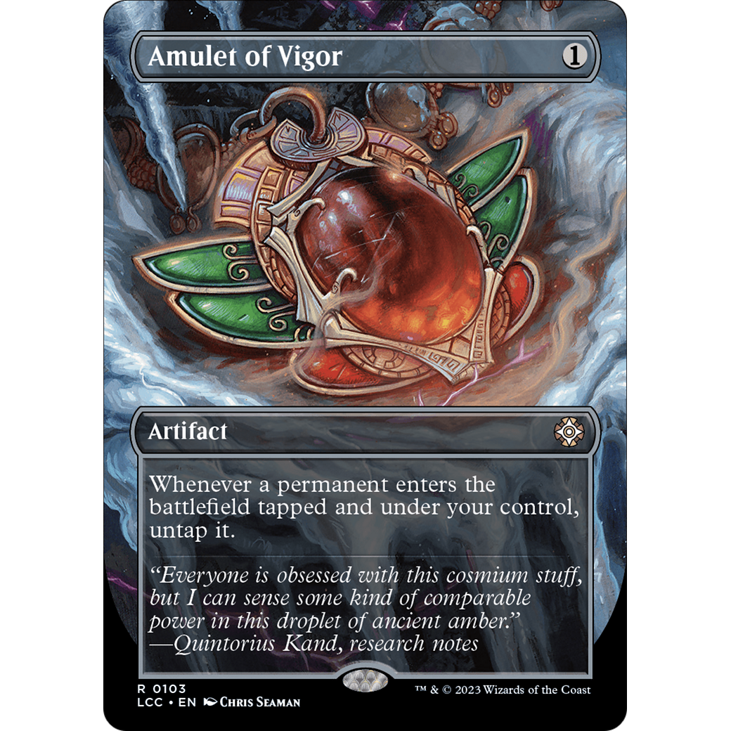 Amulet of Vigor (LCC-103) - The Lost Caverns of Ixalan Commander (Borderless)