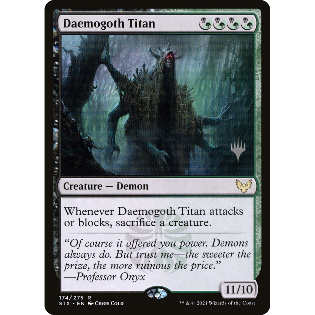 Daemogoth Titan (PPSTX-174) - Strixhaven: School of Mages Promos Foil