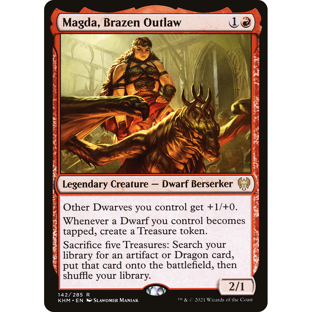 Magda, Brazen Outlaw (KHM-142) - Kaldheim Foil