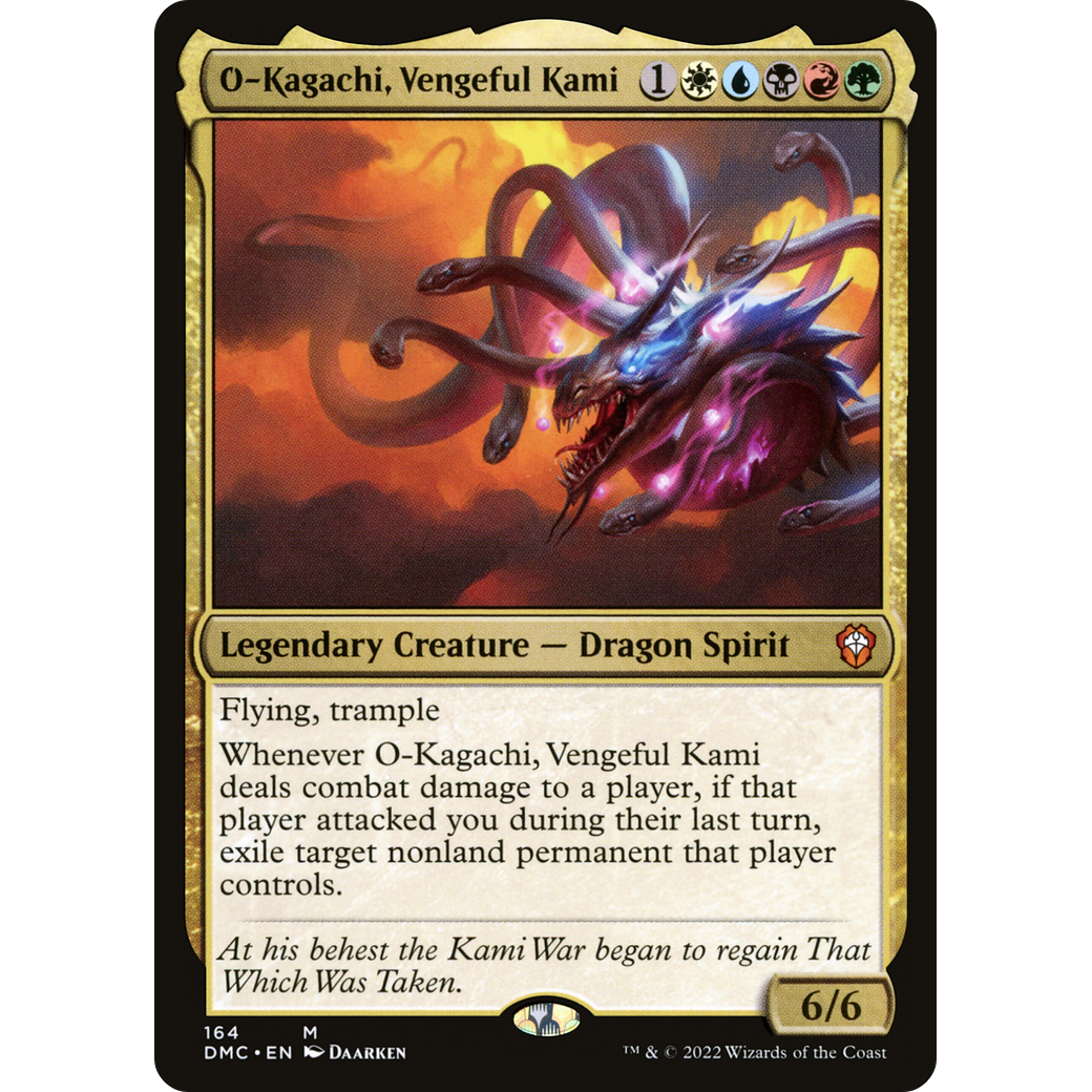 O-Kagachi, Vengeful Kami (DMC-164) - Dominaria United Commander