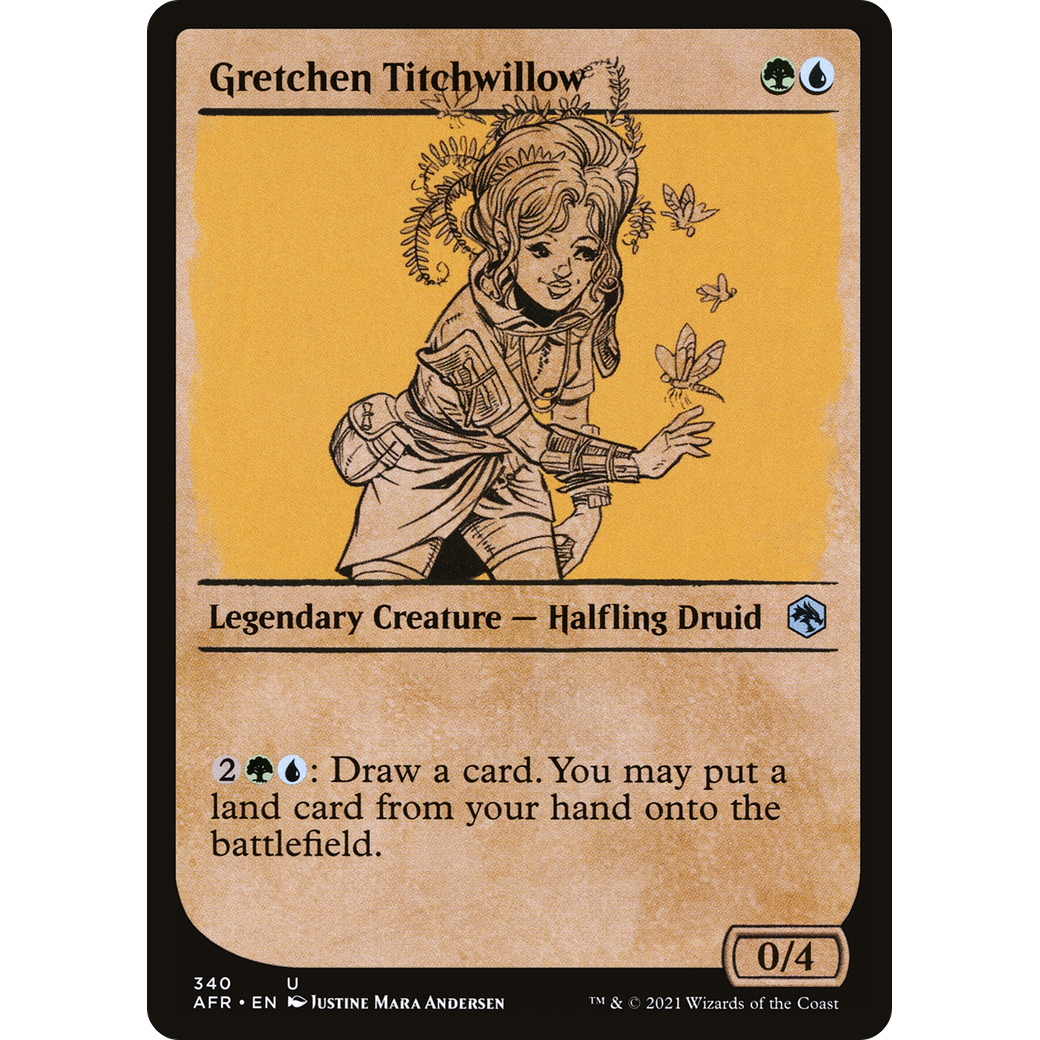 Gretchen Titchwillow (Showcase) (AFR-340) - Adventures in the Forgotten Realms: (Showcase) Foil