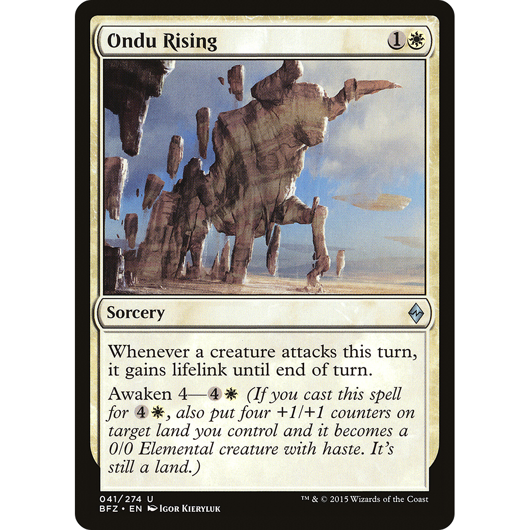 Ondu Rising (BFZ-041) - Battle for Zendikar