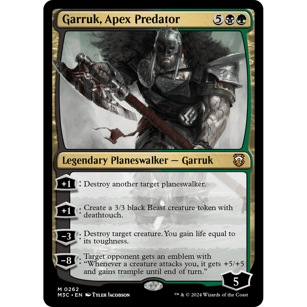 Garruk, Apex Predator (M3C-262) - Modern Horizons 3 Commander