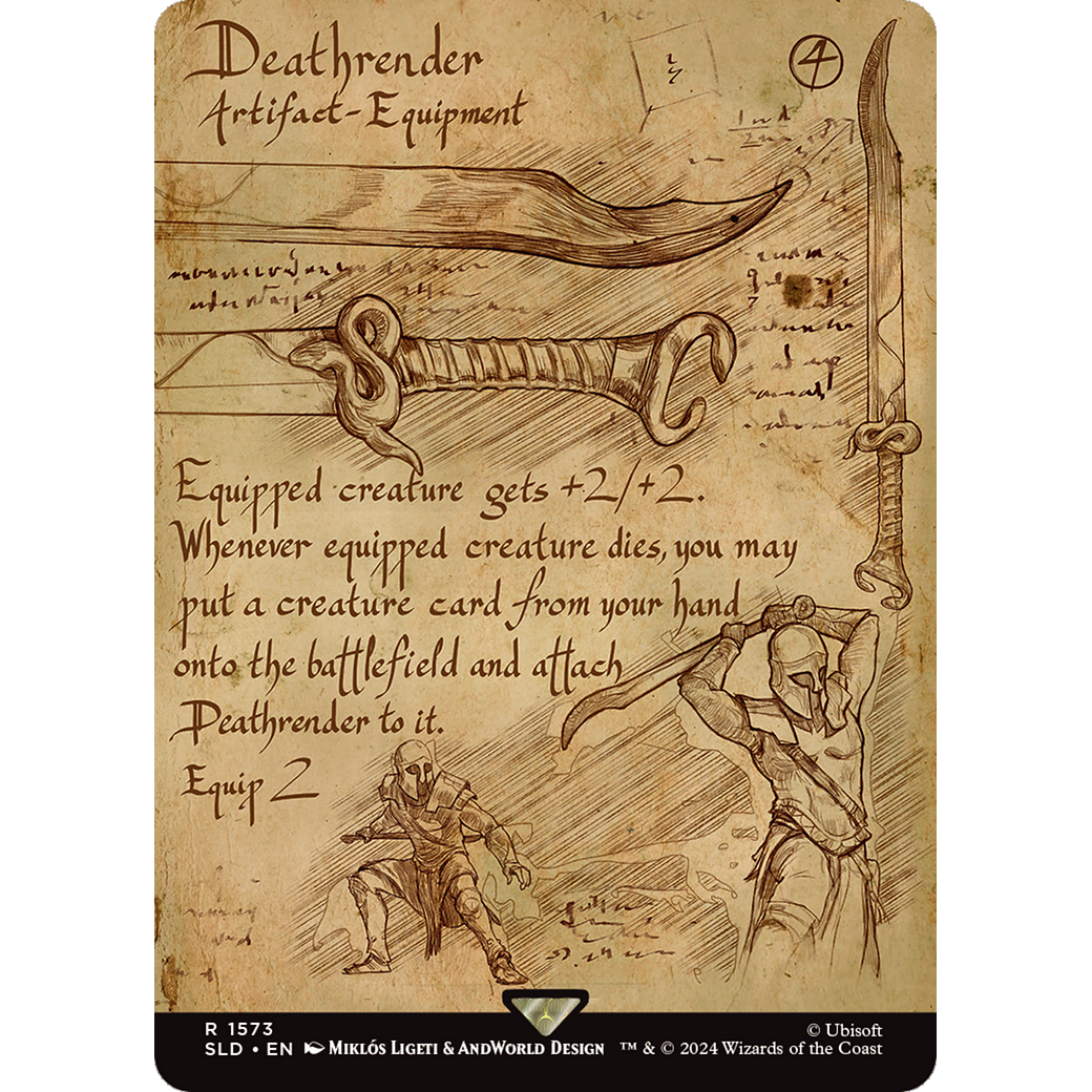 Deathrender (SLD-1573) - Secret Lair Drop (Borderless)