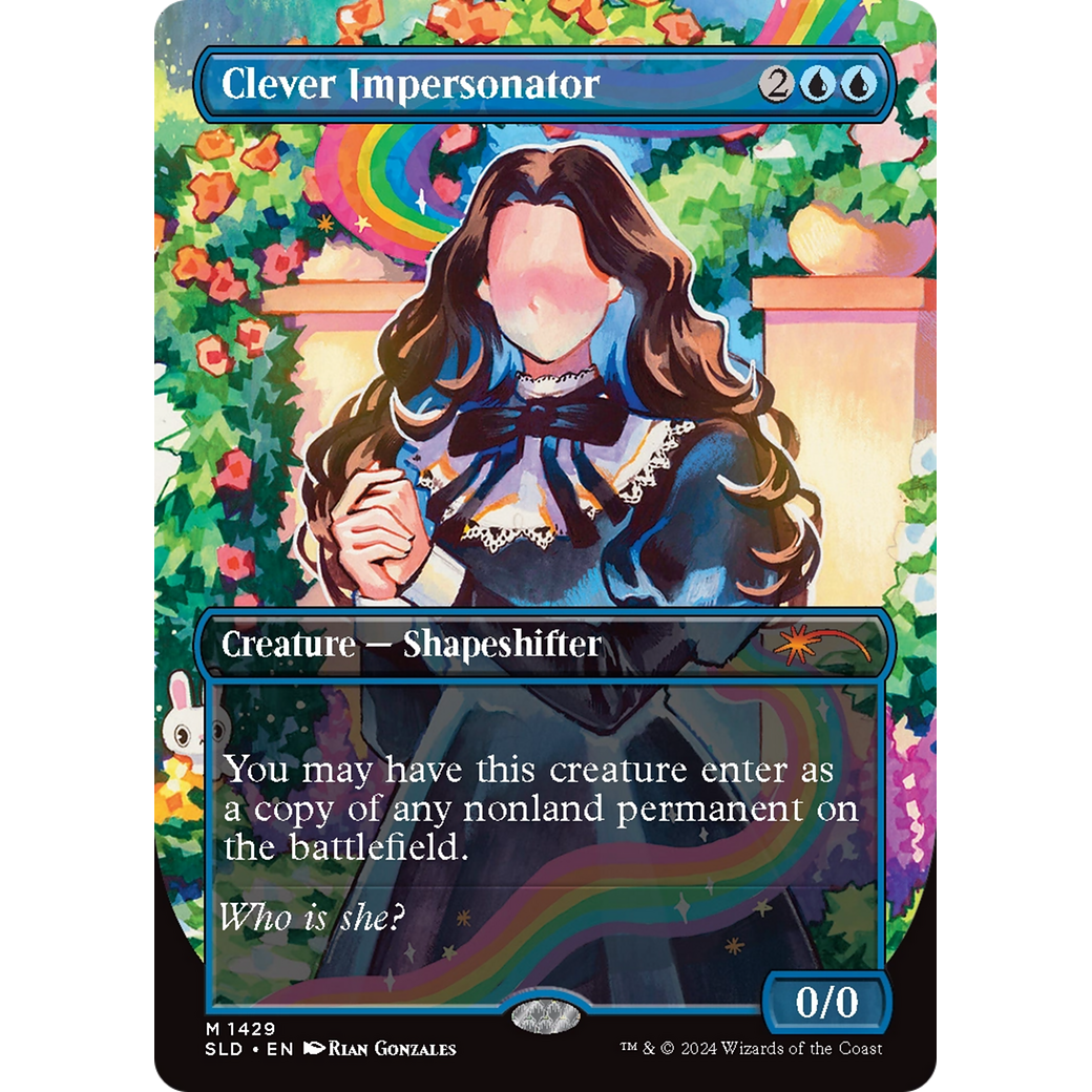 Clever Impersonator (SLD-1429) - Secret Lair Drop (Borderless)