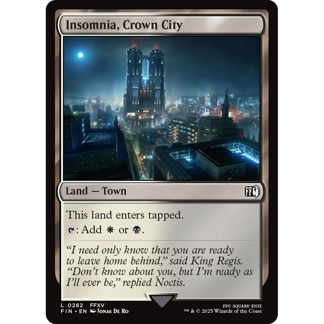 Insomnia, Crown City (FIN-282) - FINAL FANTASY Foil