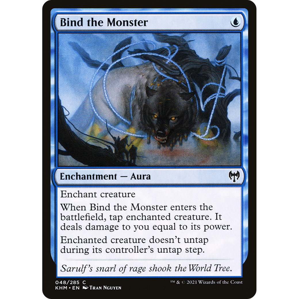 Bind the Monster (KHM-048) - Kaldheim Foil
