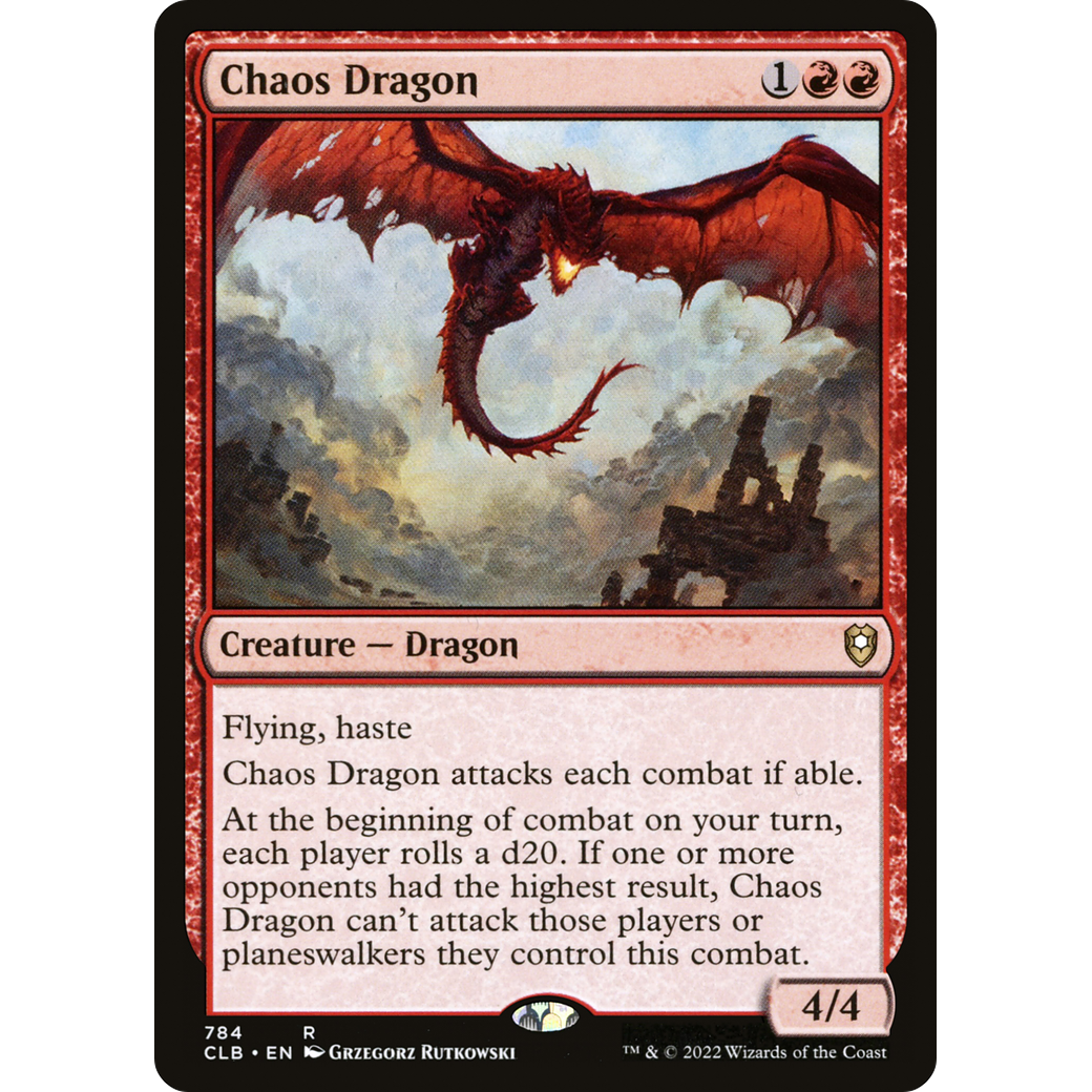 Chaos Dragon (CLB-784) - Commander Legends: Battle for Baldur's Gate