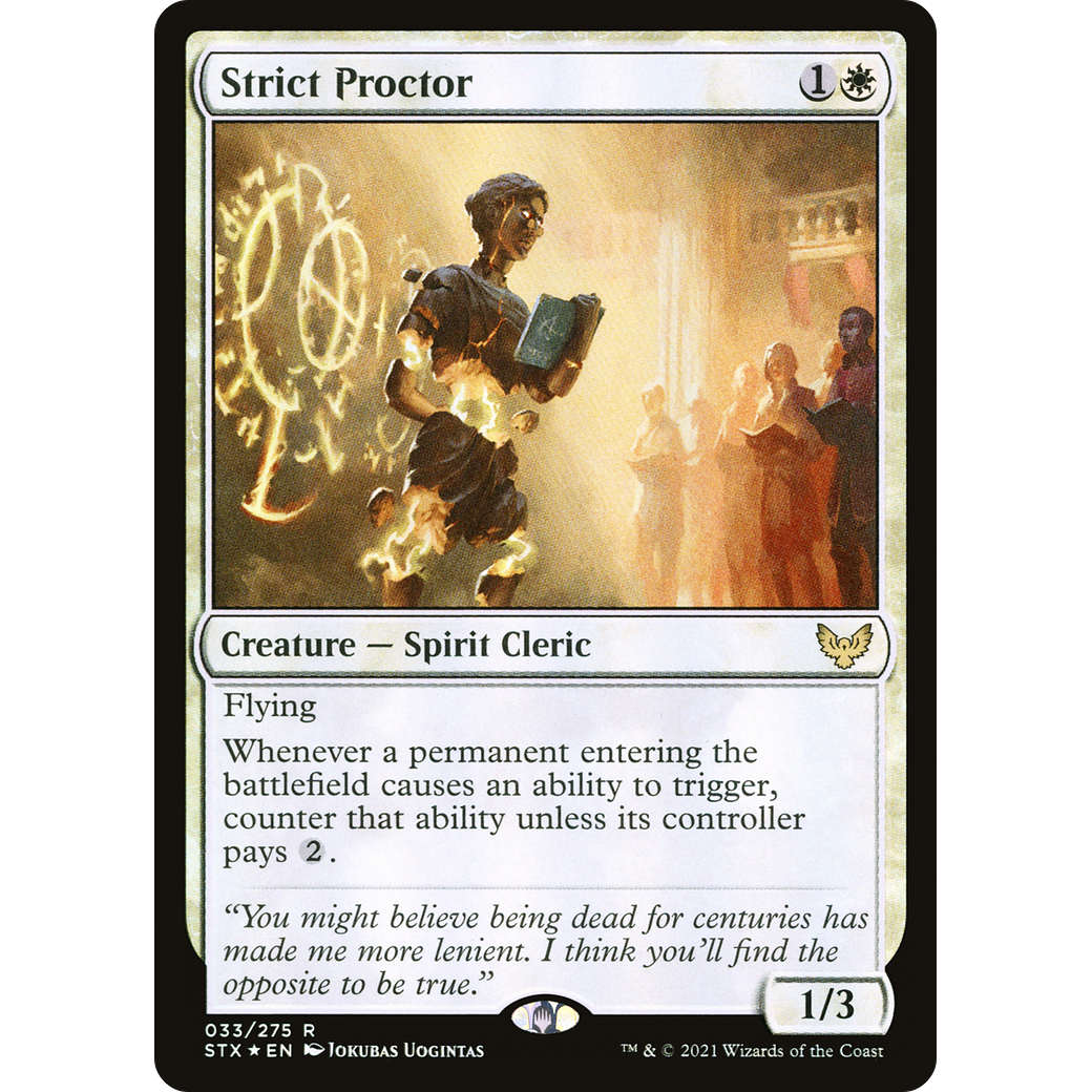Strict Proctor (STX-33★) - Strixhaven: School of Mages Foil