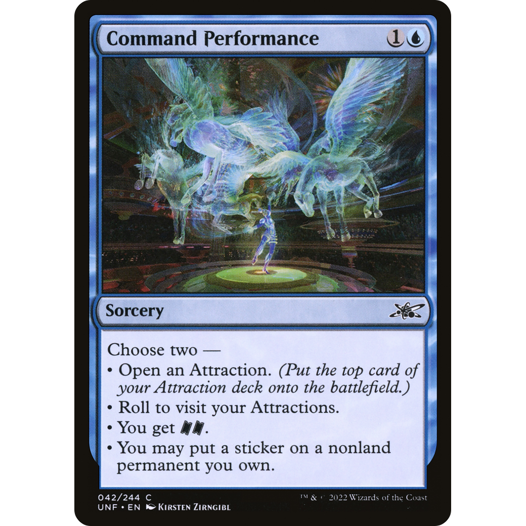 Command Performance (UNF-042) - Unfinity Foil