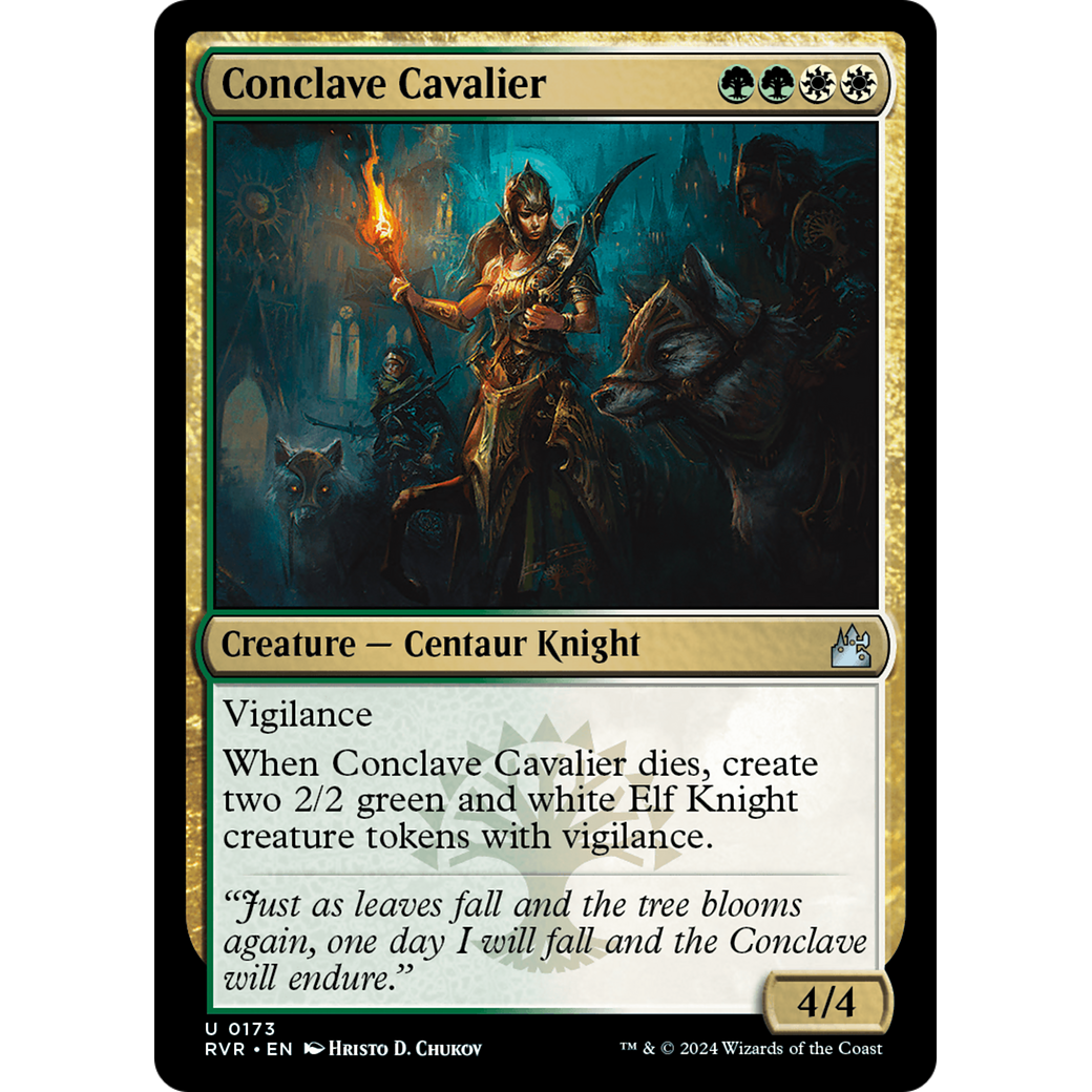 Conclave Cavalier (RVR-173) - Ravnica Remastered Foil