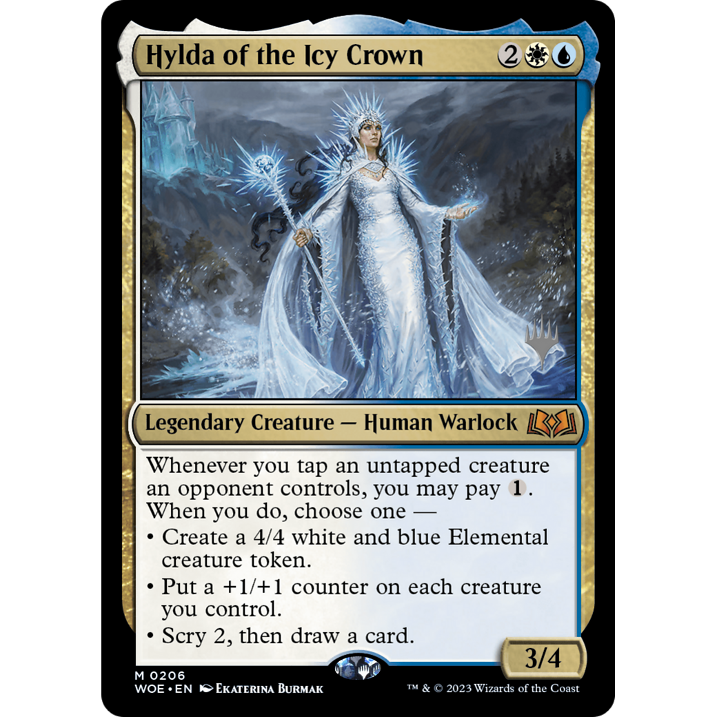 Hylda of the Icy Crown (PPWOE-206P) - Wilds of Eldraine Promos