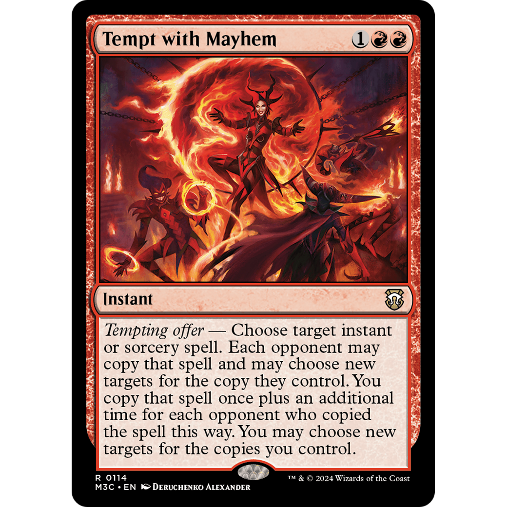 Tempt with Mayhem (M3C-114) - Modern Horizons 3 Commander