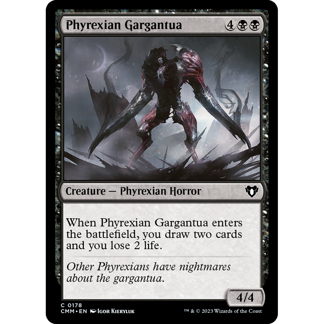 Phyrexian Gargantua (CMM-178) - Commander Masters