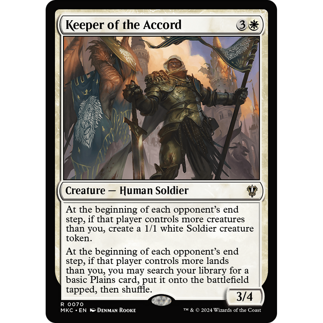 Keeper of the Accord (MKC-070) - Murders at Karlov Manor Commander