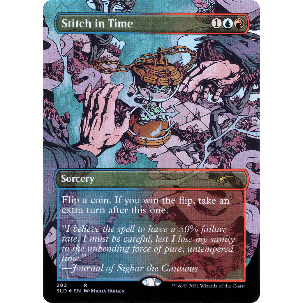 Stitch in Time (SLD-382) - Secret Lair Drop (Borderless) Foil