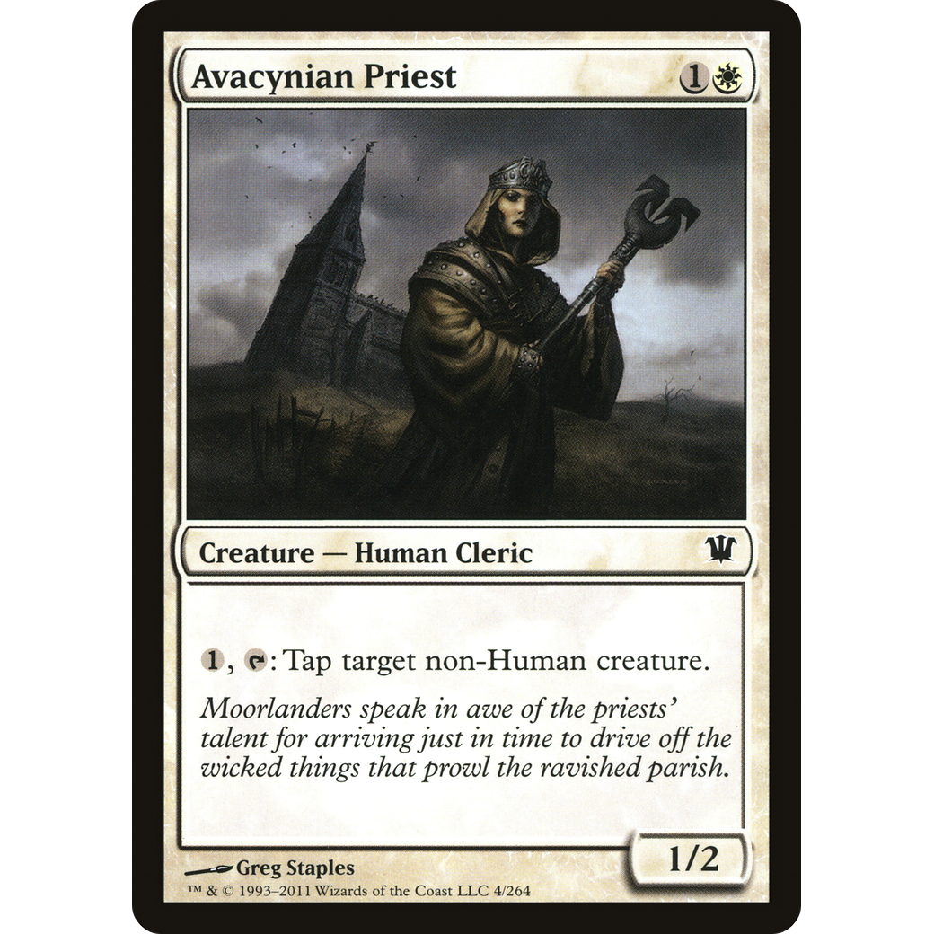 Avacynian Priest (ISD-004) - Innistrad Foil