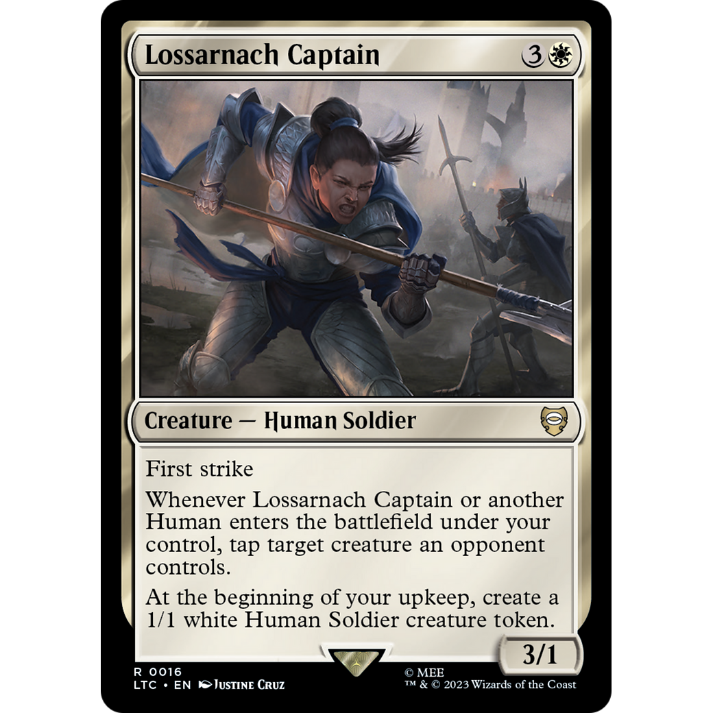 Lossarnach Captain (LTC-016) - Tales of Middle-earth Commander Foil
