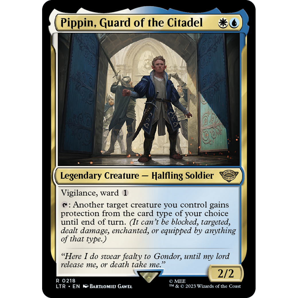 Pippin, Guard of the Citadel (LTR-218) - The Lord of the Rings: Tales of Middle-earth Foil