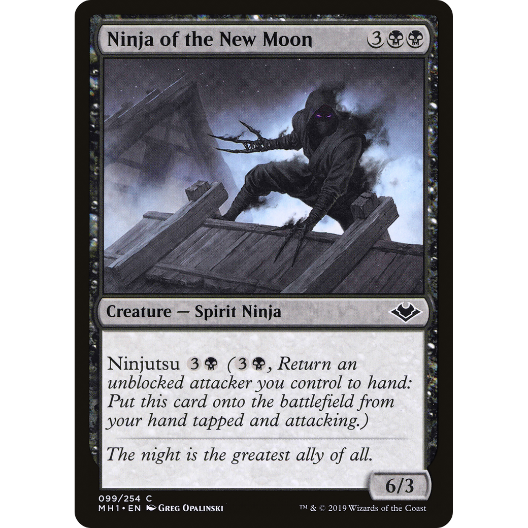 Ninja of the New Moon (MH1-099) - Modern Horizons Foil