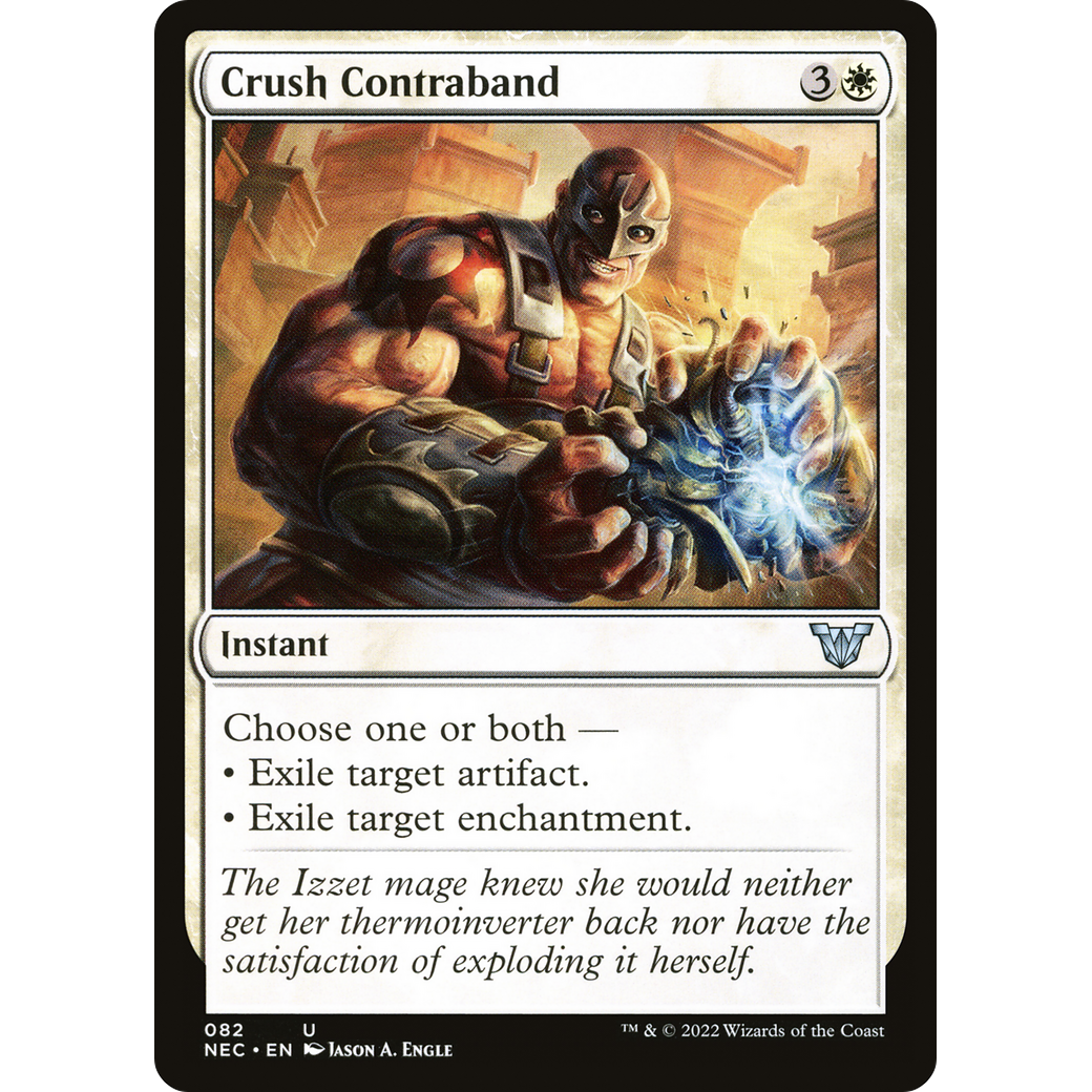 Crush Contraband (NEC-082) - Neon Dynasty Commander