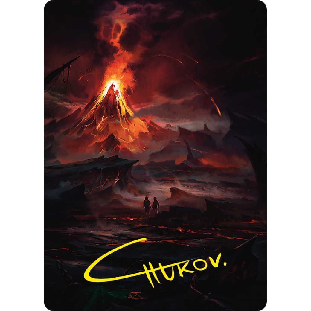 Valley of Gorgoroth // Valley of Gorgoroth (ALTR-080) - Tales of Middle-earth Art Series (Borderless) Foil