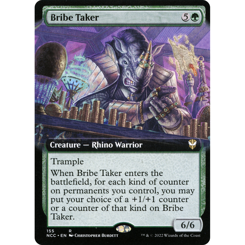Bribe Taker (Extended Art) (NCC-155) - New Capenna Commander: (Extended Art)