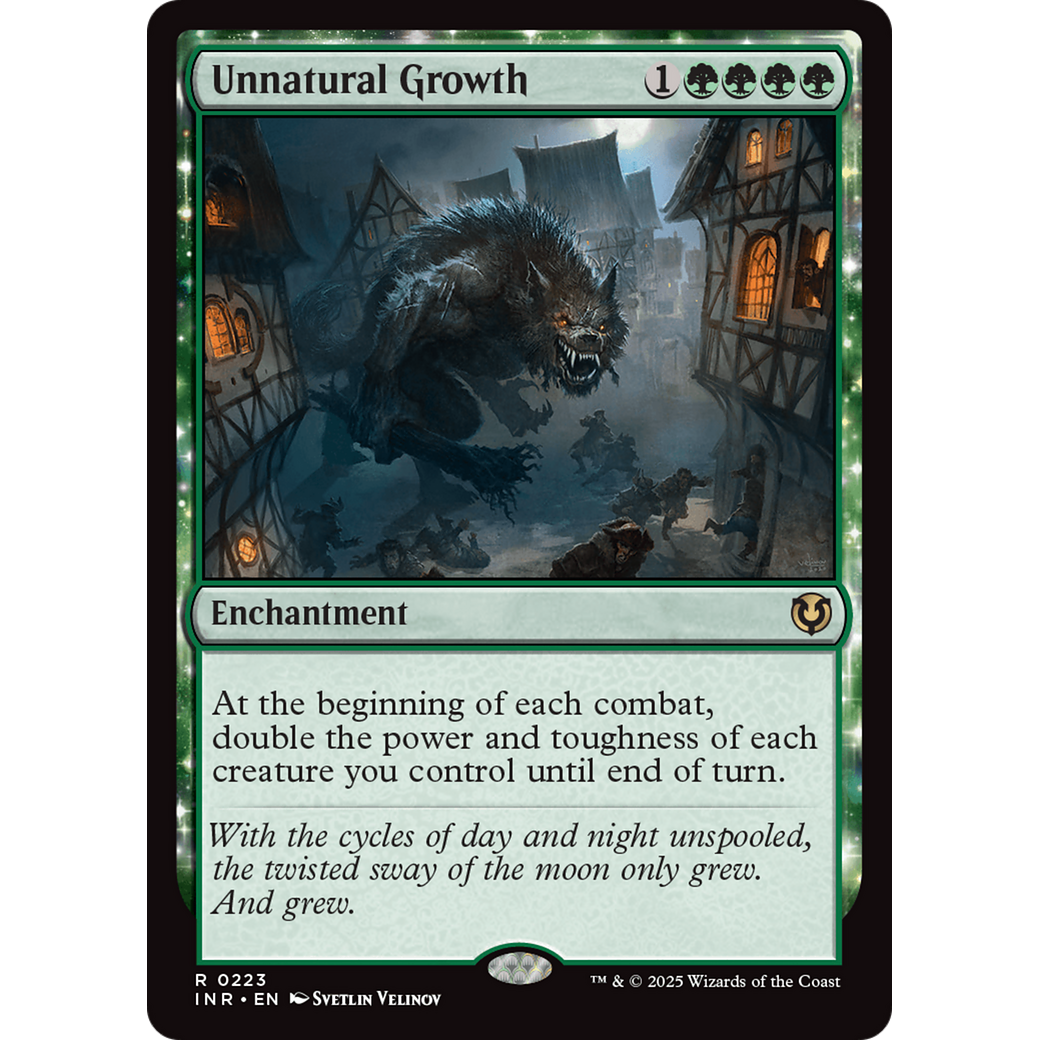 Unnatural Growth (INR-223) - Innistrad Remastered: (enchantment)