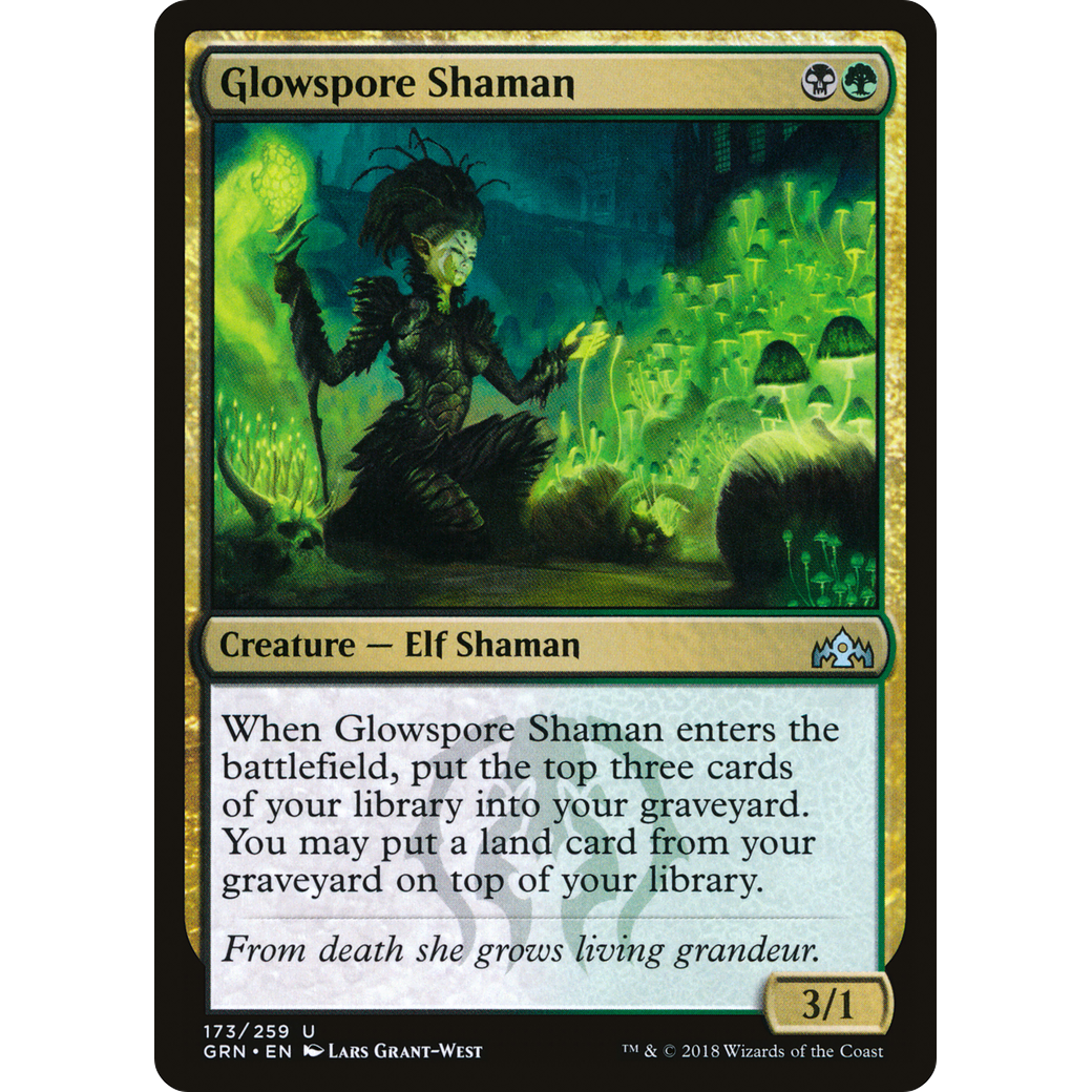 Glowspore Shaman (GRN-173) - Guilds of Ravnica