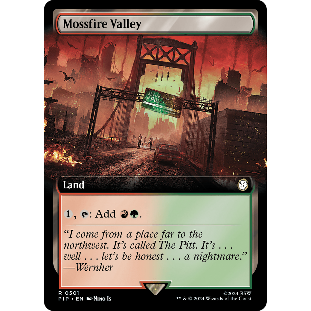 Mossfire Valley (PIP-501) - Fallout: (Extended Art) Foil