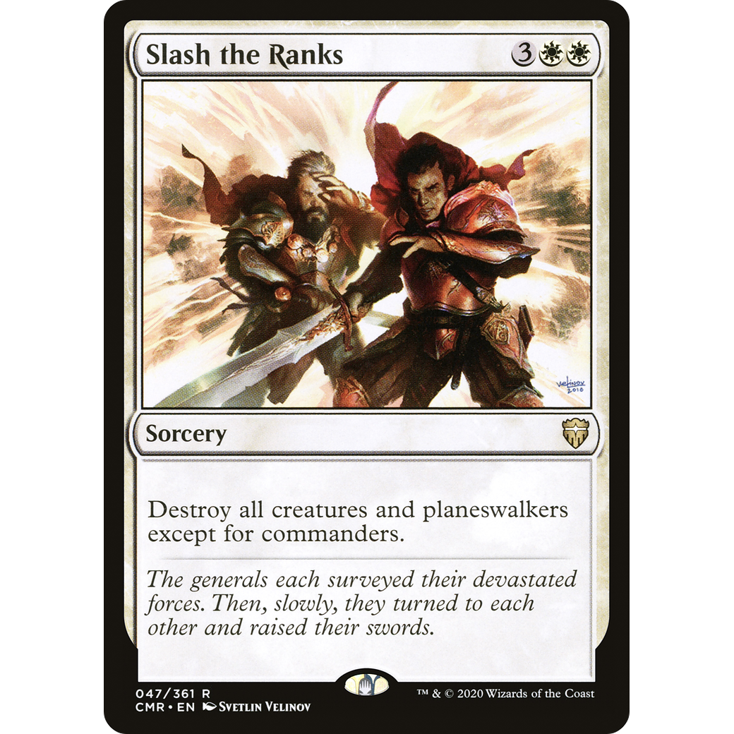 Slash the Ranks (CMR-047) - Commander Legends Foil