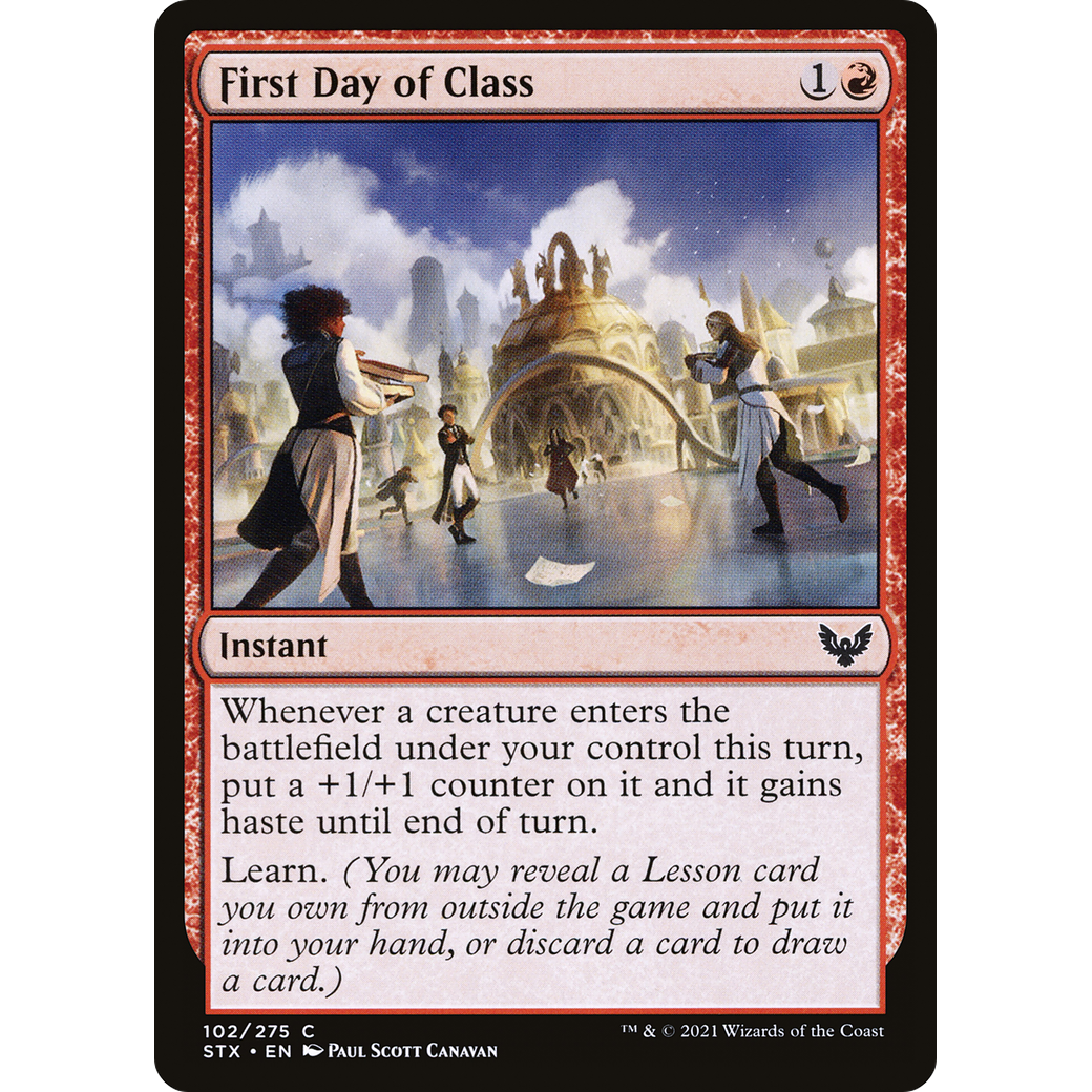 First Day of Class (STX-102) - Strixhaven: School of Mages Foil