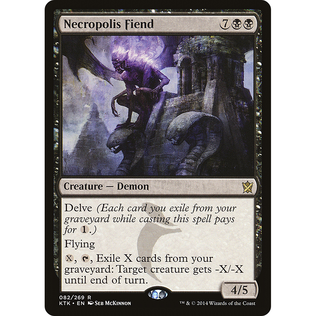 Necropolis Fiend (KTK-082) - Khans of Tarkir Foil