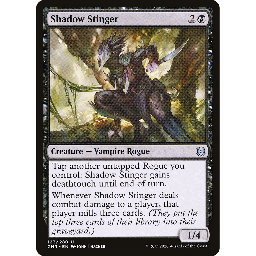 Shadow Stinger (ZNR-123) - Zendikar Rising