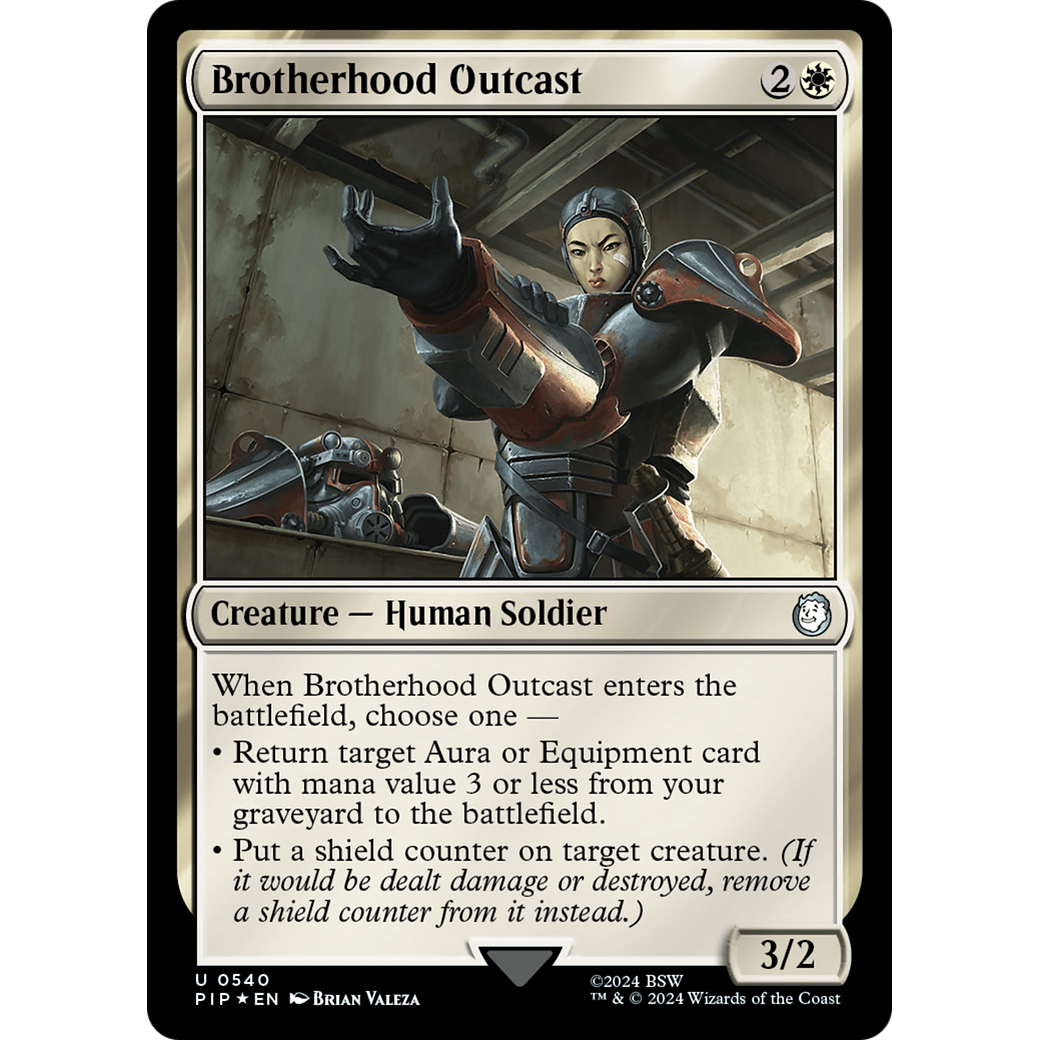 Brotherhood Outcast (PIP-540) - Fallout Foil