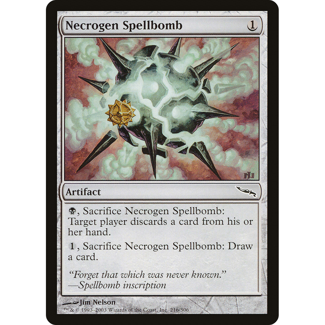 Necrogen Spellbomb (MRD-216) - Mirrodin