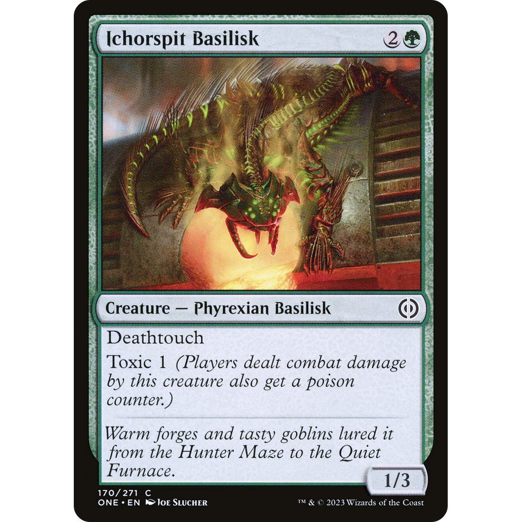 Ichorspit Basilisk (ONE-170) - Phyrexia: All Will Be One Foil