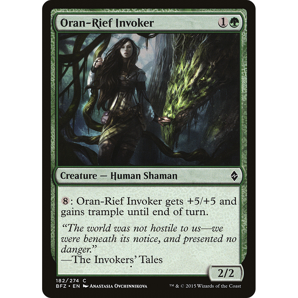 Oran-Rief Invoker (BFZ-182) - Battle for Zendikar