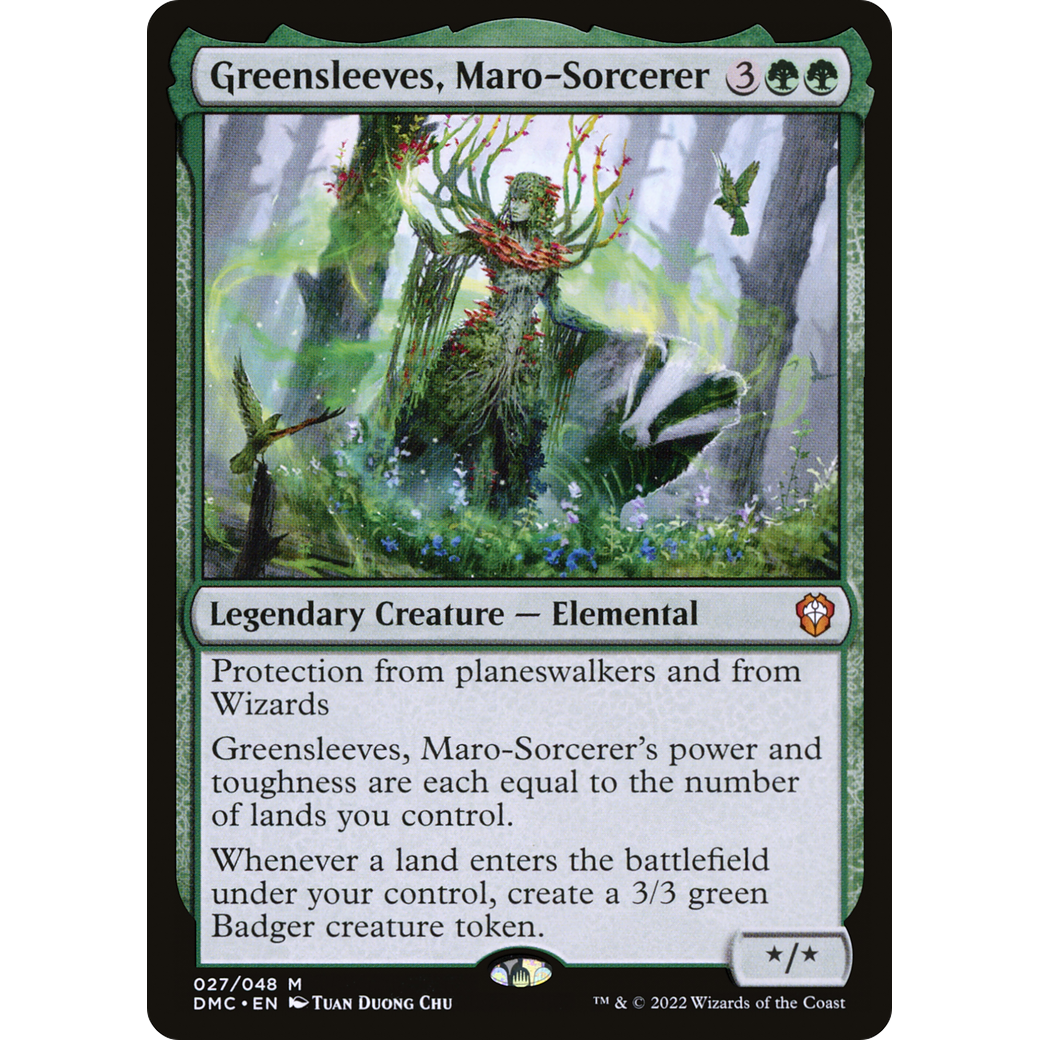 Greensleeves, Maro-Sorcerer (DMC-027) - Dominaria United Commander