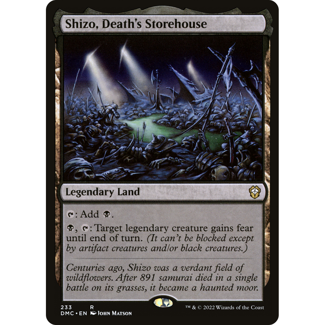 Shizo, Death's Storehouse (DMC-233) - Dominaria United Commander