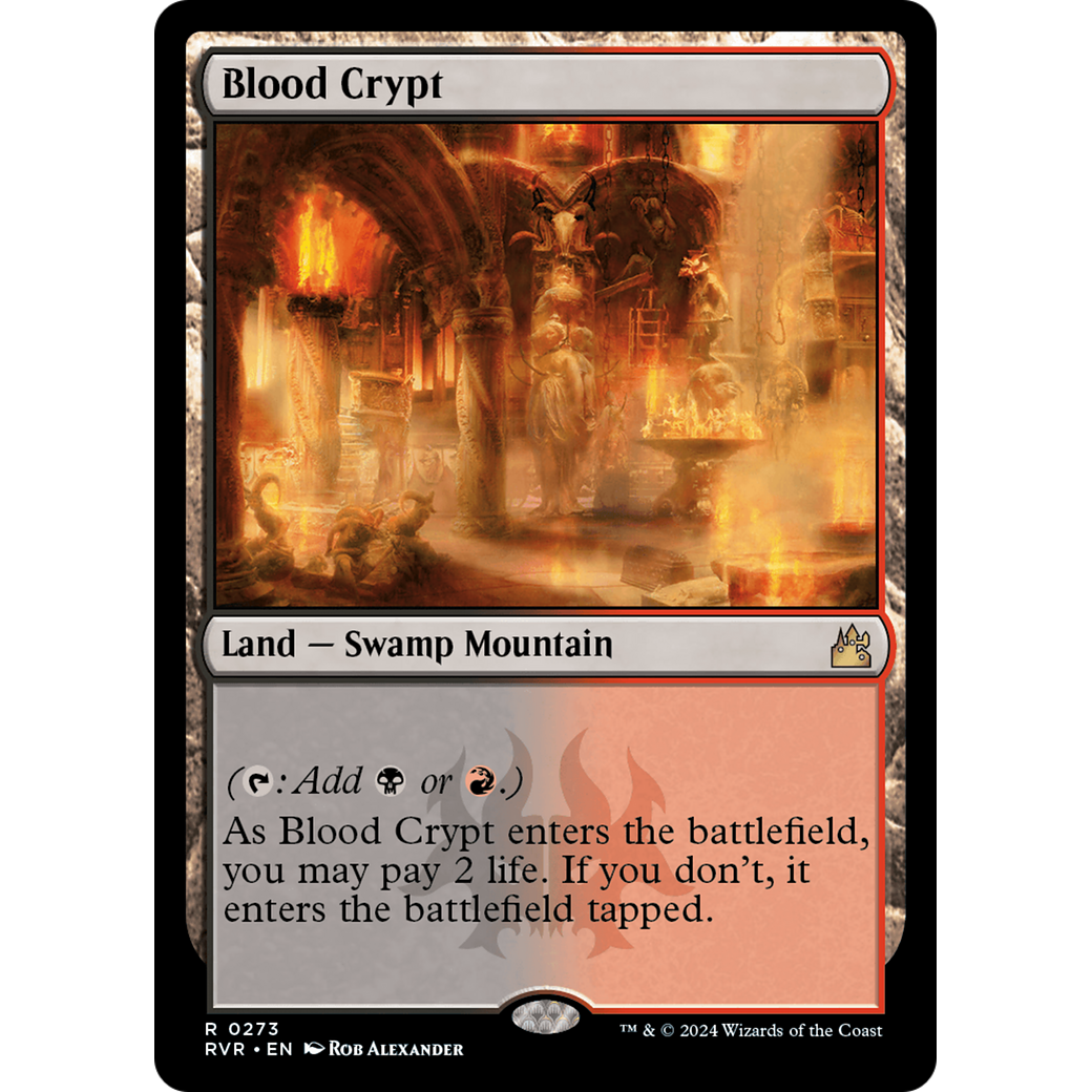 Blood Crypt (RVR-273) - Ravnica Remastered Foil
