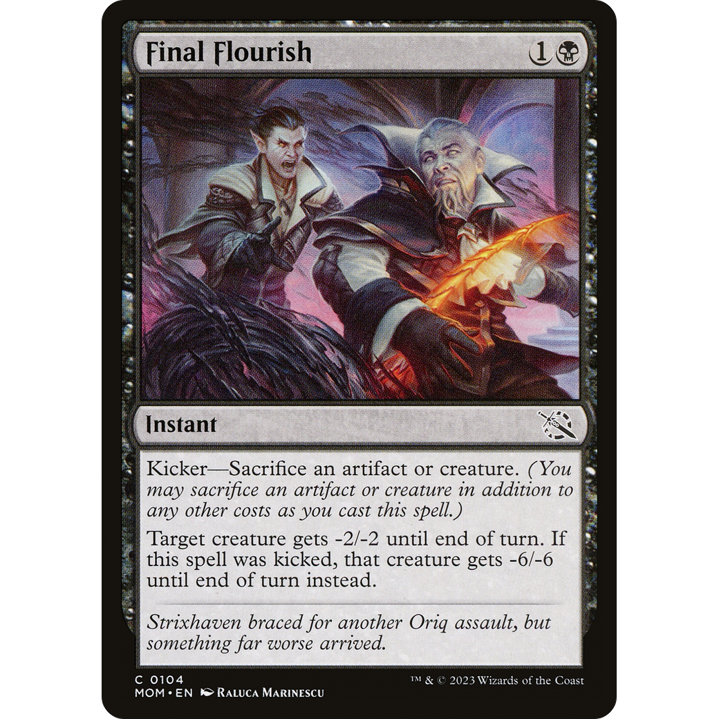 Final Flourish (MOM-104) - March of the Machine Foil