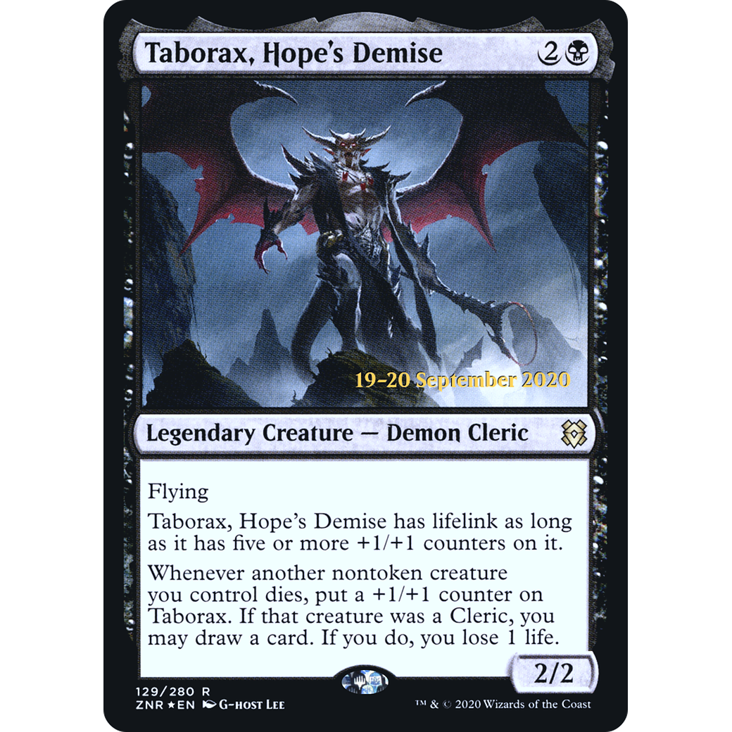 Taborax, Hope's Demise (PRE-129) - Zendikar Rising Promos Foil