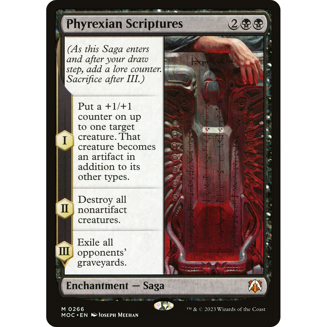 Phyrexian Scriptures (MOC-266) - March of the Machine Commander