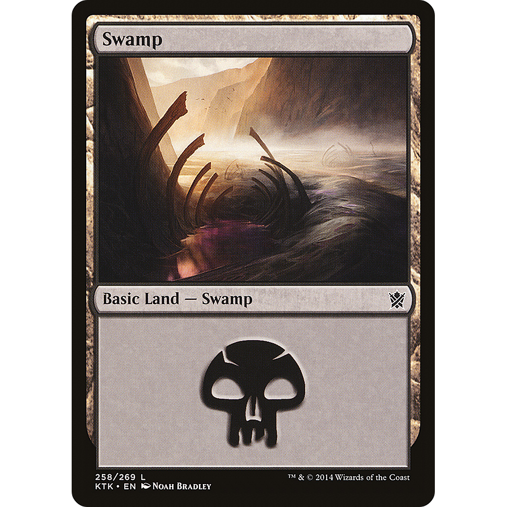 Swamp (258) (KTK-258) - Khans of Tarkir Foil