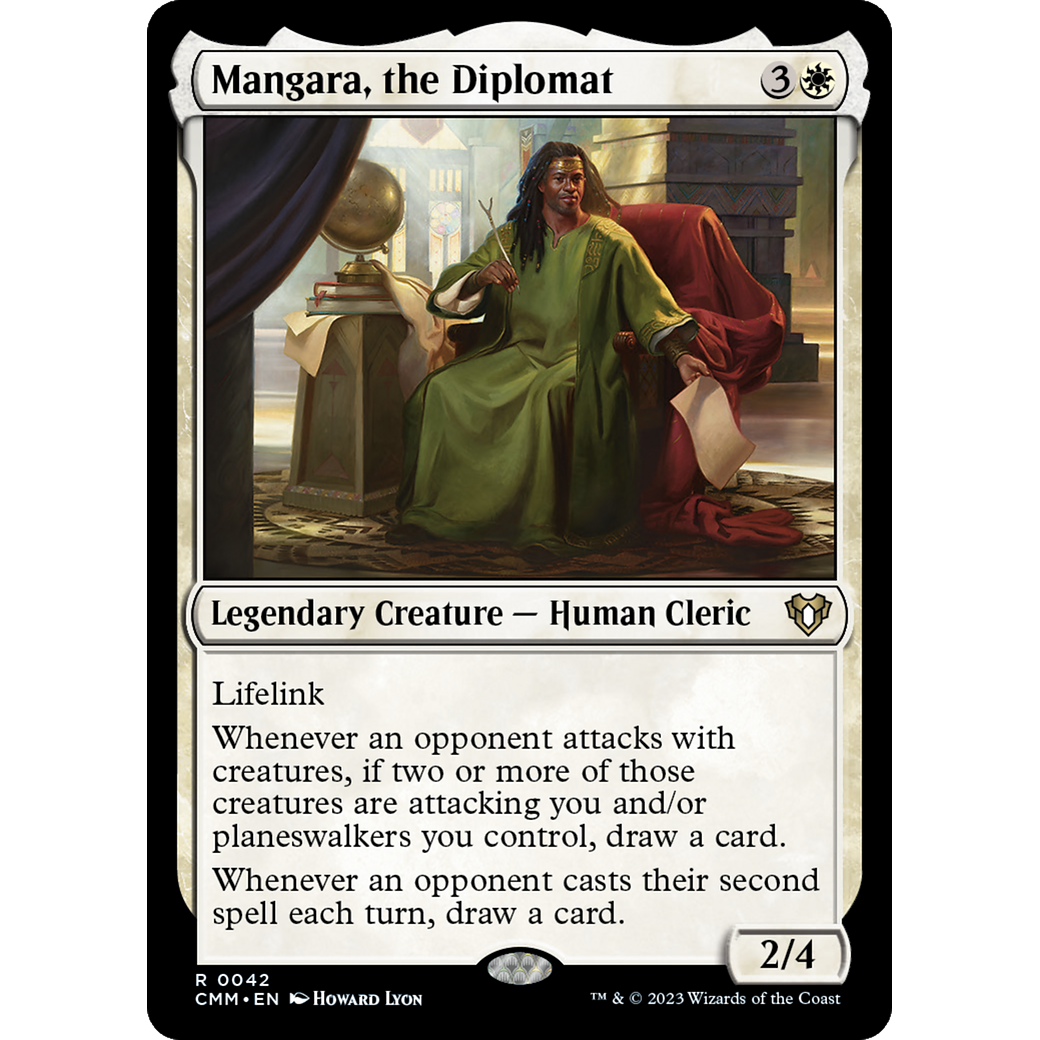 Mangara, the Diplomat (CMM-042) - Commander Masters