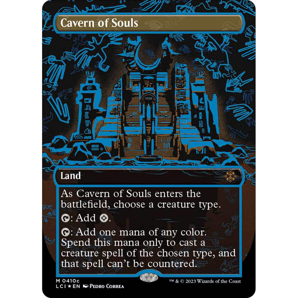 Cavern of Souls (LCI-410C) - The Lost Caverns of Ixalan (Borderless) Foil